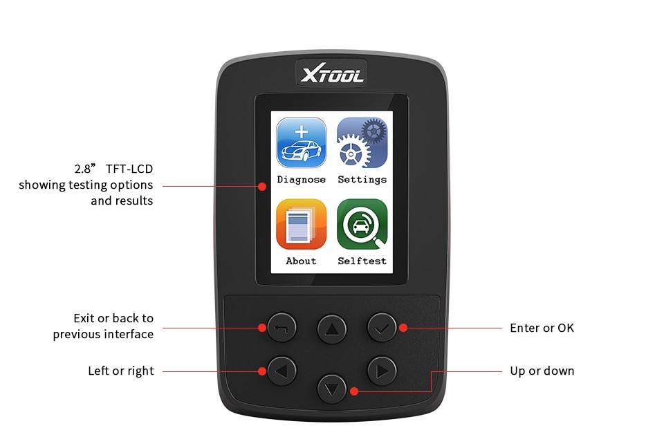 XTOOL SD100 Volle OBD2 DIY OBD2 Code Reader 