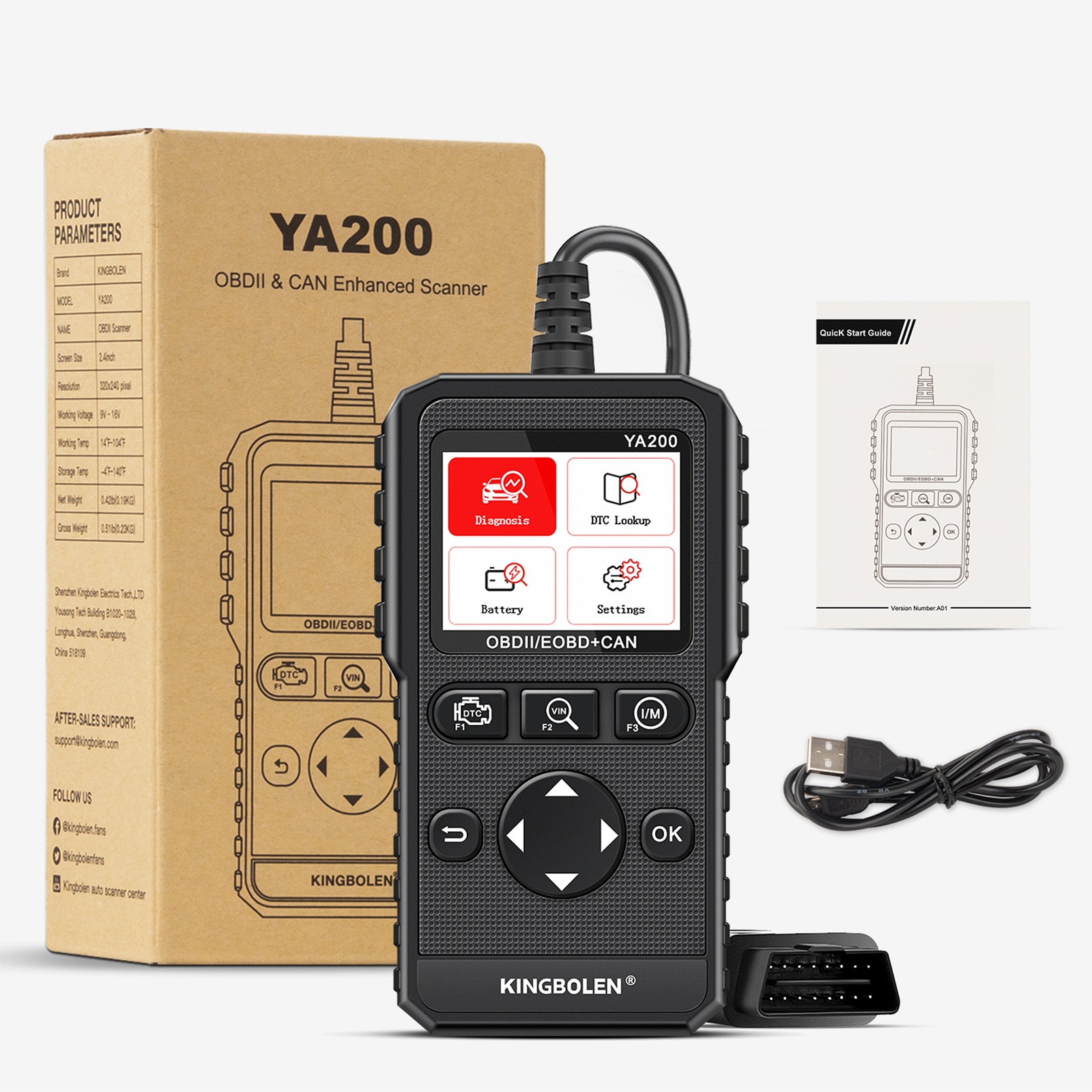 YA200 OBD2 Scanner