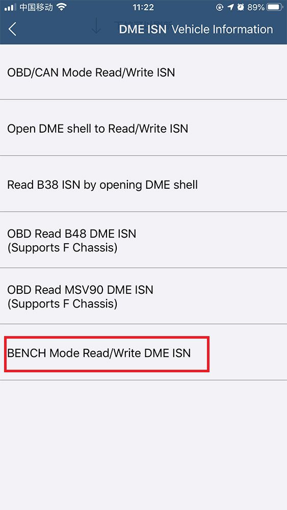 Yanhua ACDP BMW-DME-Adapter X4 Bench Interface Board